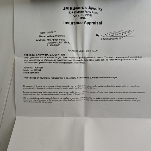 Rolex Datejust 41 Men's Watch - Picture 4 of 7